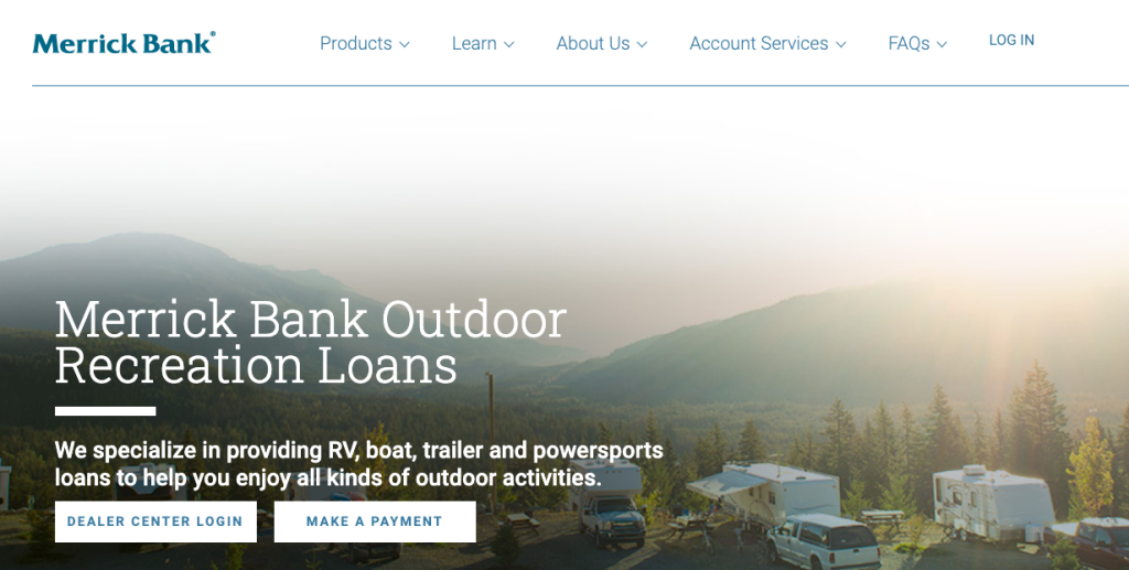 Merrick Bank Login Page